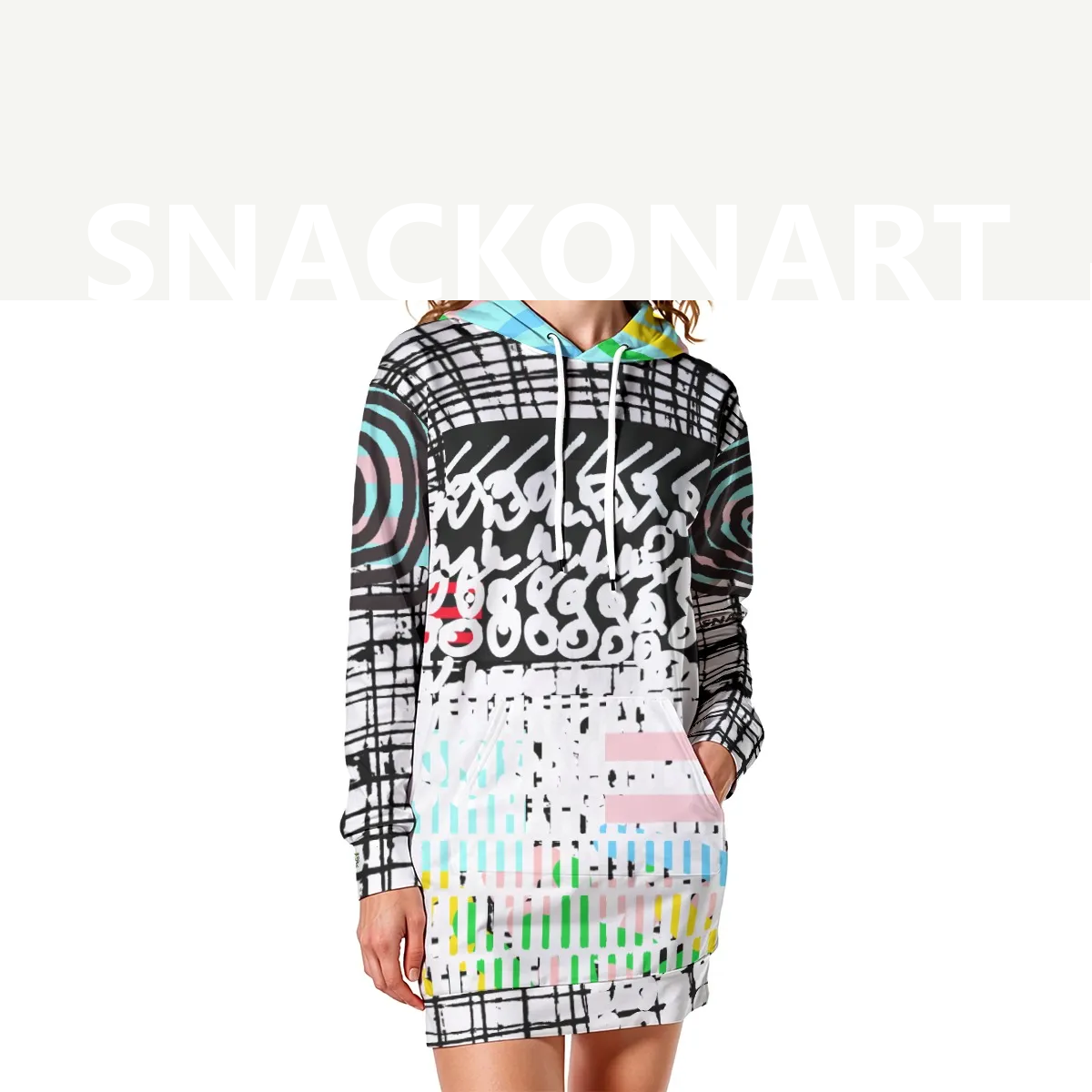 Stylish Women's Heavy Fleece Long Hoodie | SnackOnArt