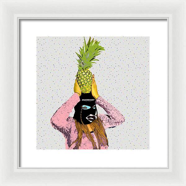 PineApple OverHead - Framed Print