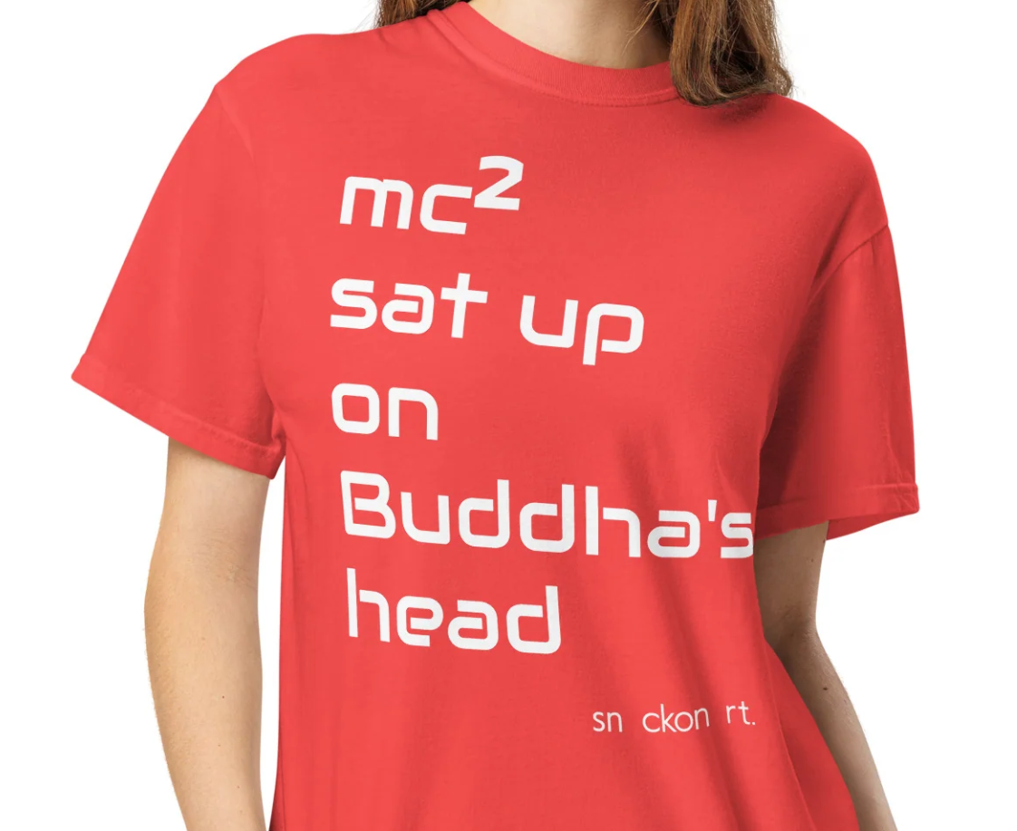 MC2 sat up Buddha's head.