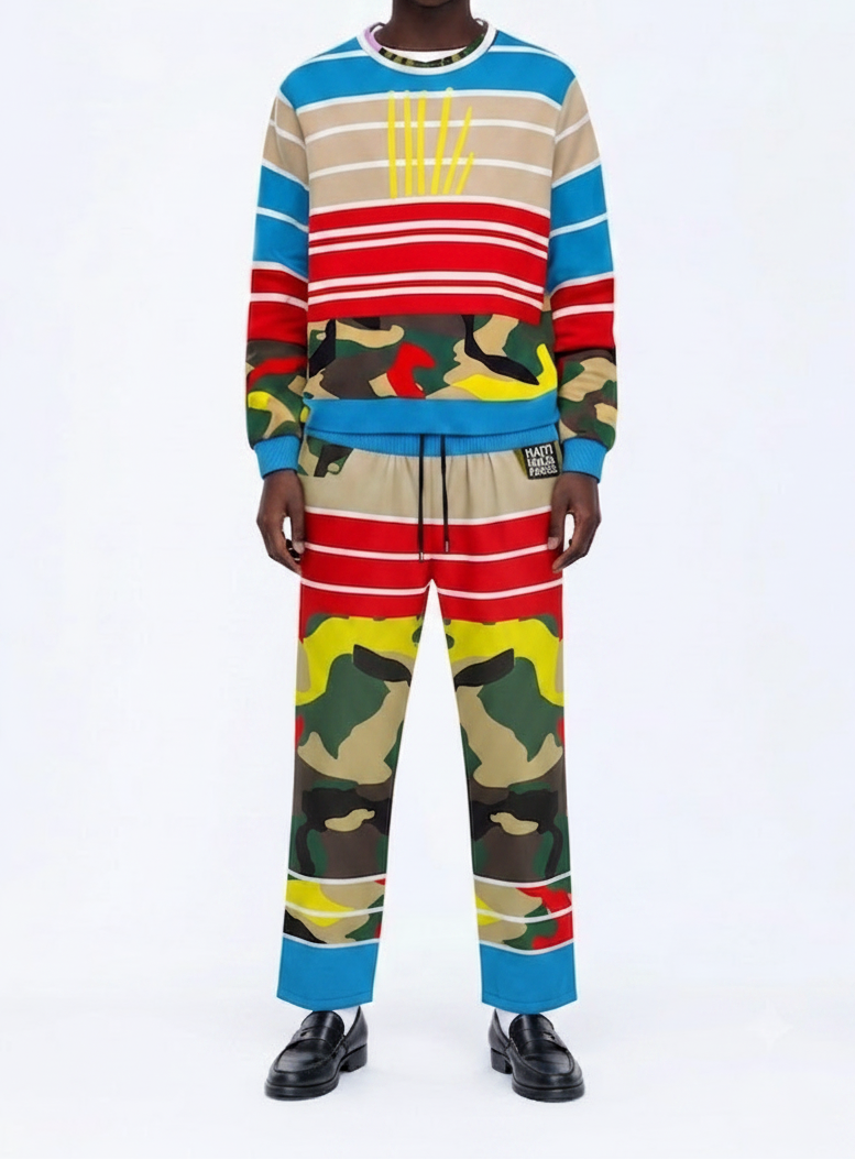 Snackonart Art Series Wide-Leg Pants — No. 4006