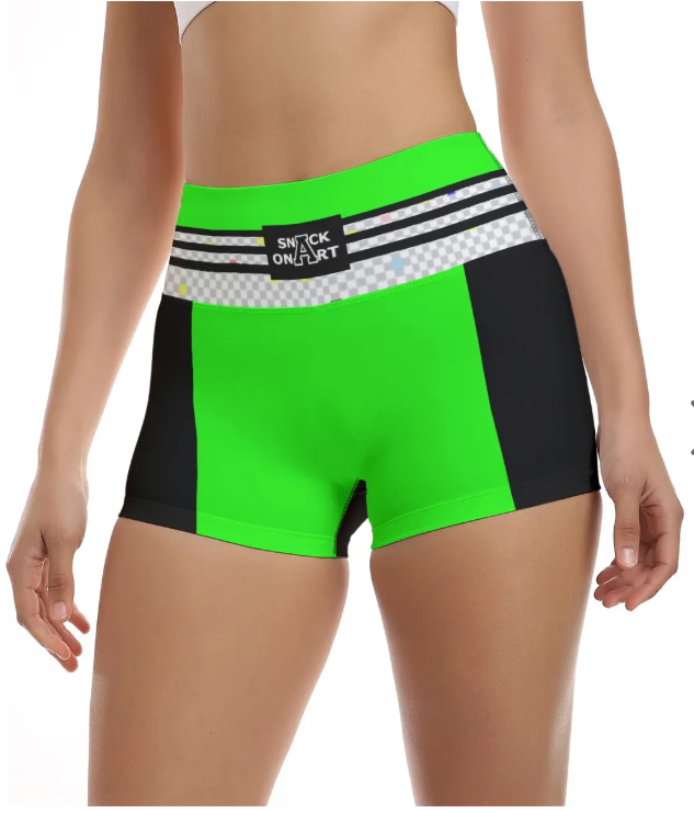 SNKNRT - Women's Ultra-Short Yoga Shorts - 6001