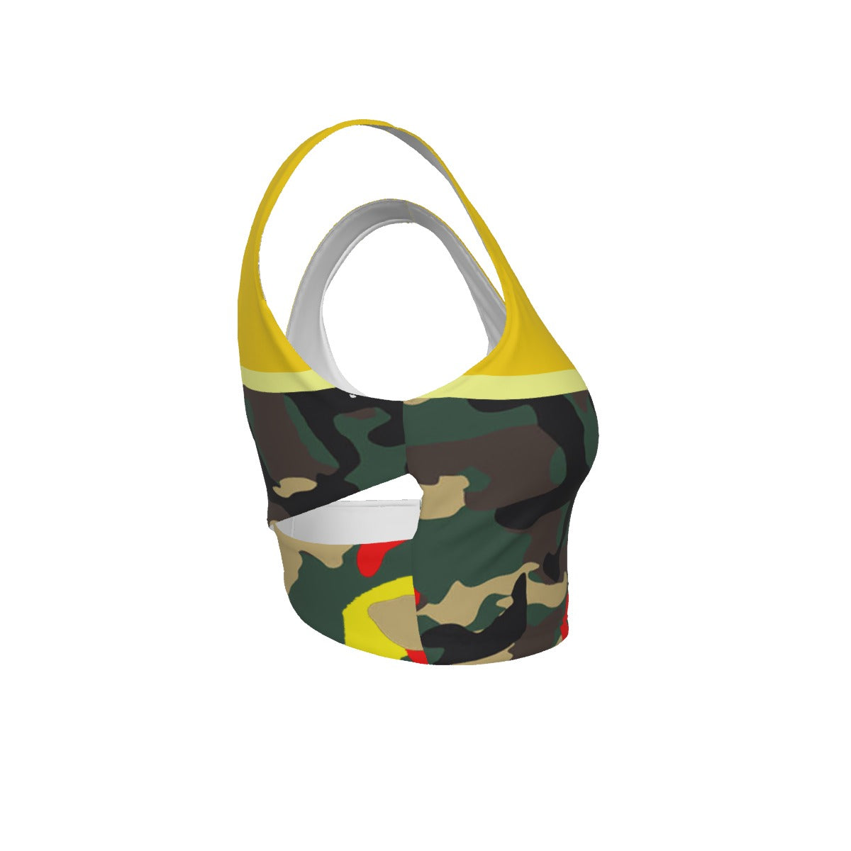 Snackonart Art Series Back Cross Sports Bra — No. 307