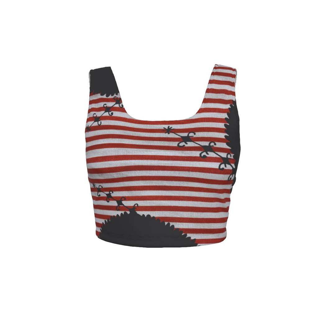 Snackonart Art Series Back Cross Sports Bra — No. 304