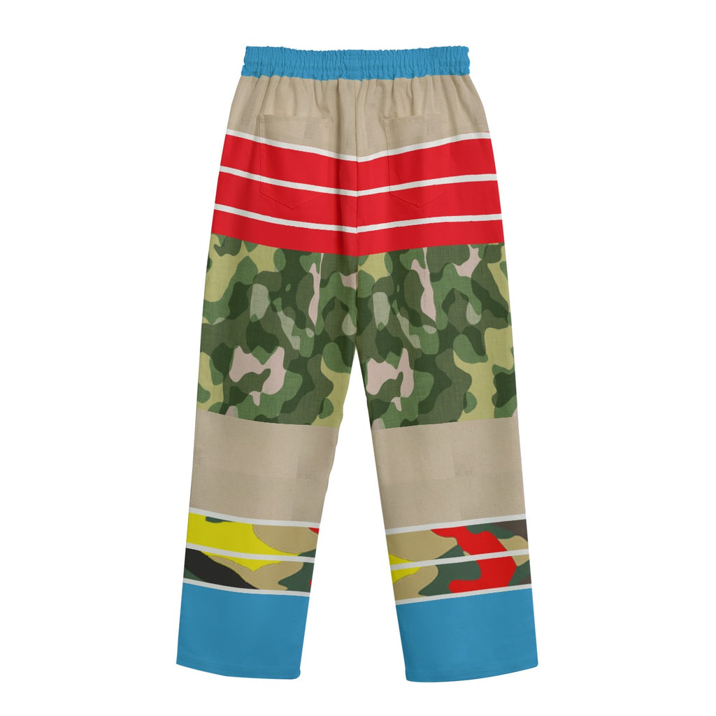 Snackonart Art Series Wide-Leg Pants — No. 4006