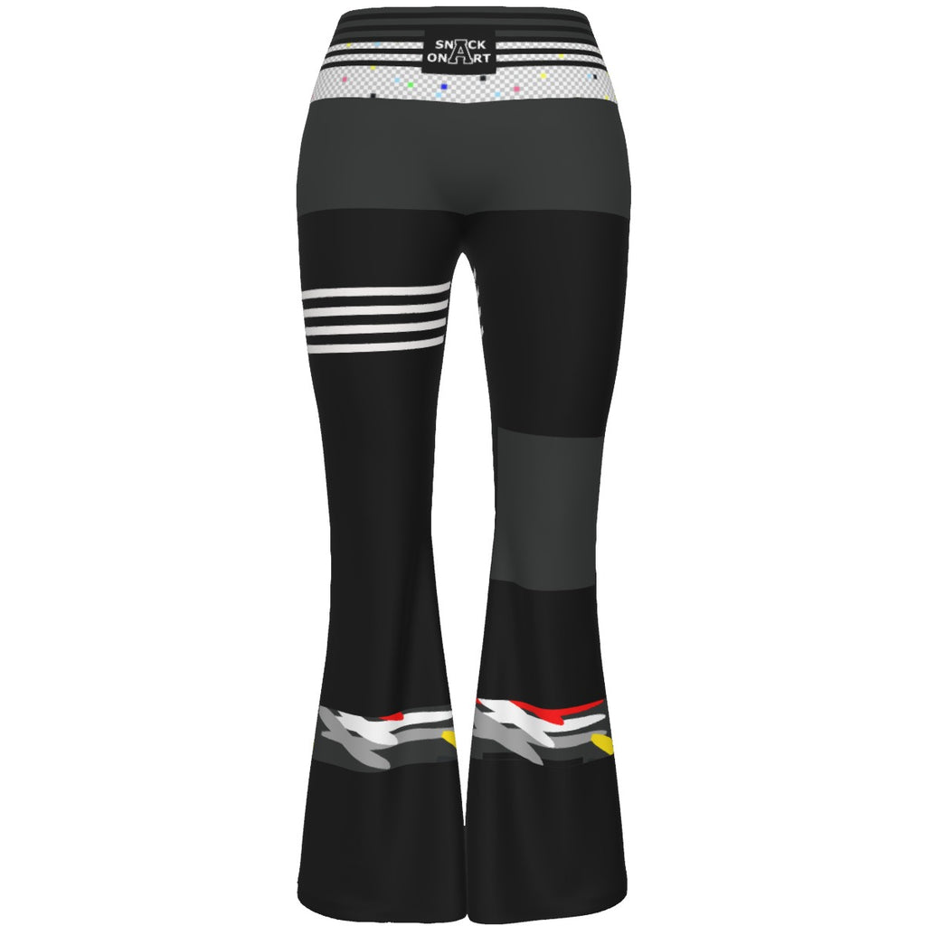 Snackonart Women's Flare Yoga Pants — No. 404