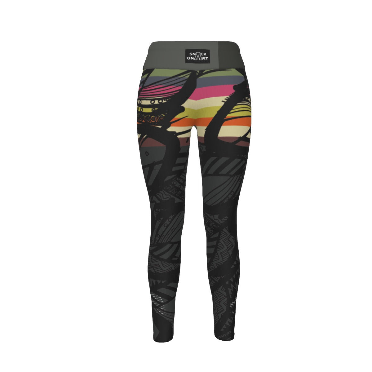 Snackonart Art Series Yoga Leggings — No. 7005
