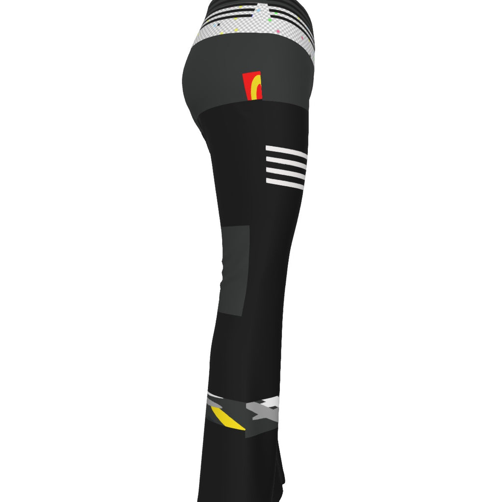 Snackonart Women's Flare Yoga Pants — No. 404