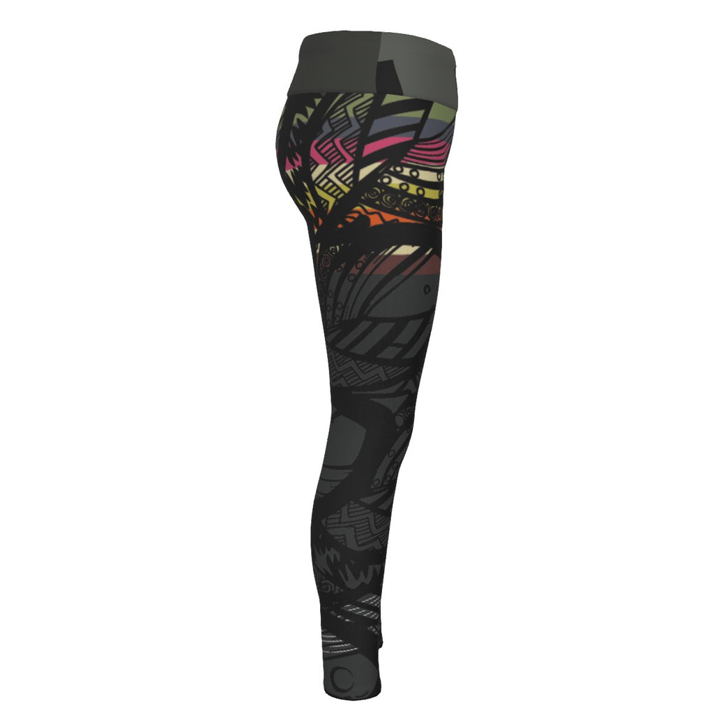 Snackonart Art Series Yoga Leggings — No. 7005