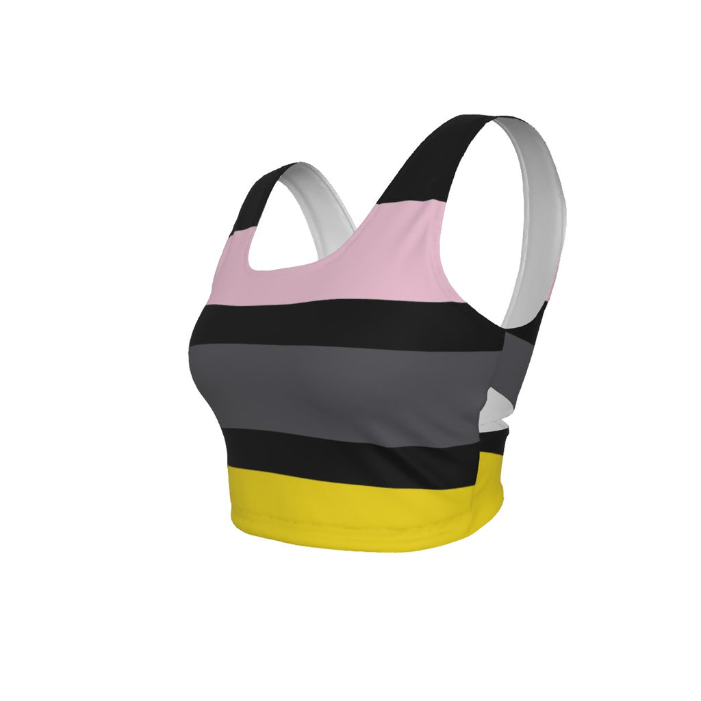 Snackonart Art Series Back Cross Sports Bra — No. 308