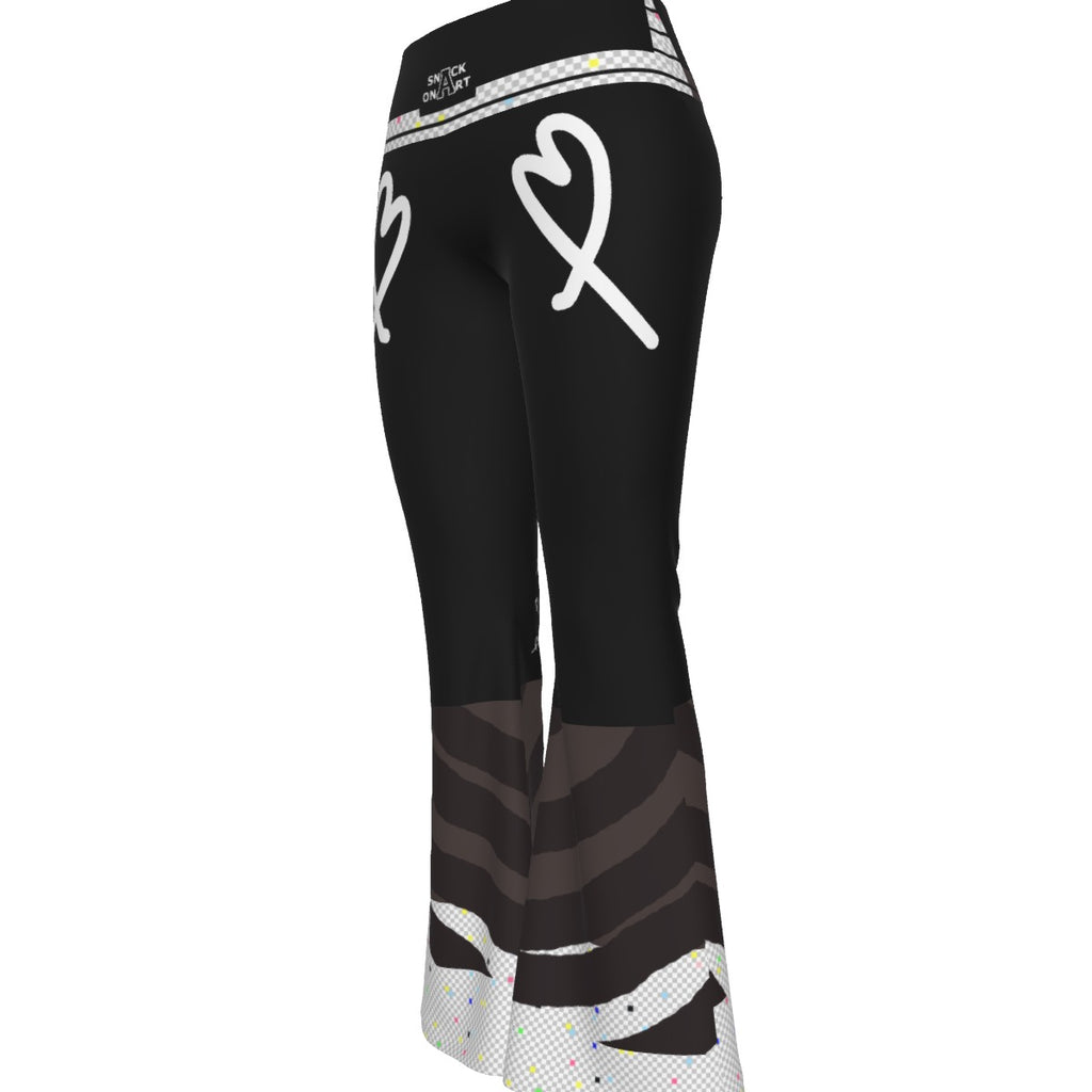 SNKNRT - Women's Flare Yoga Pants: No. 408