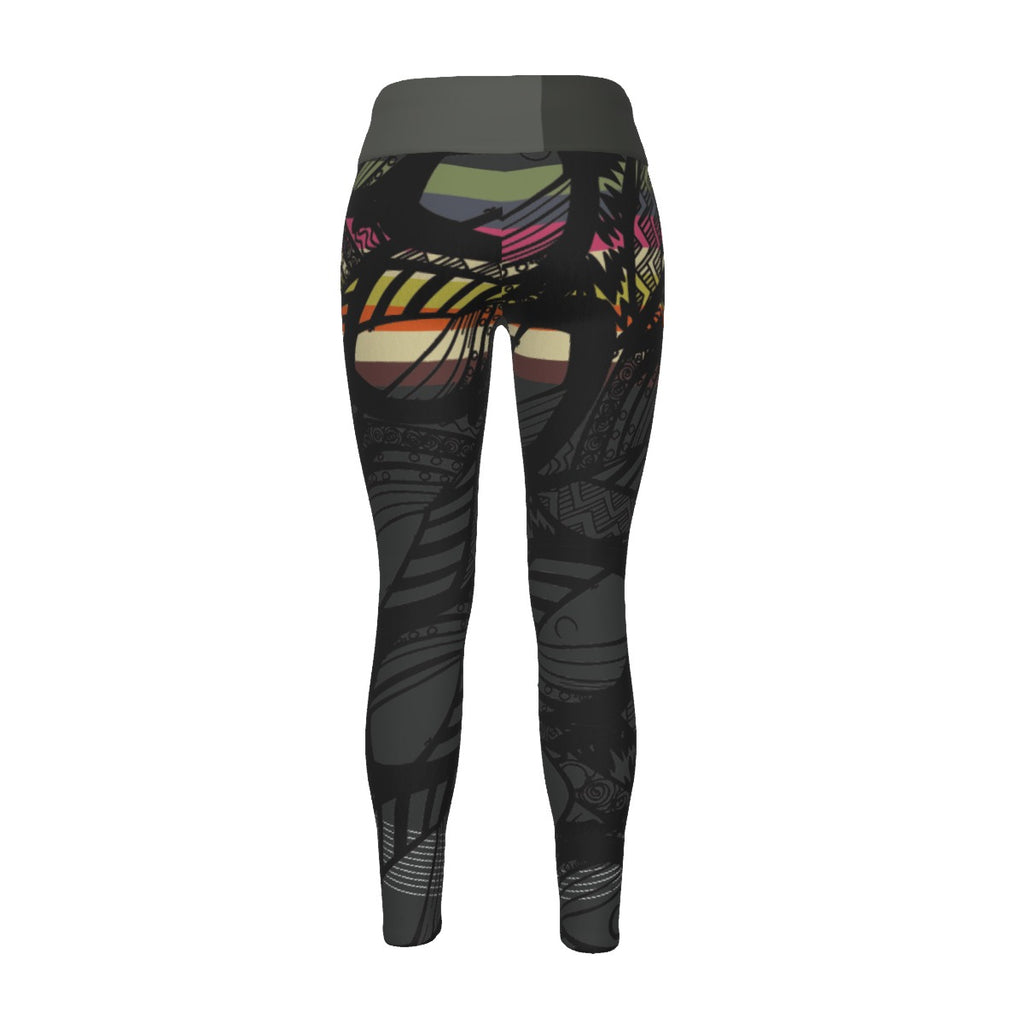Snackonart Art Series Yoga Leggings — No. 7005