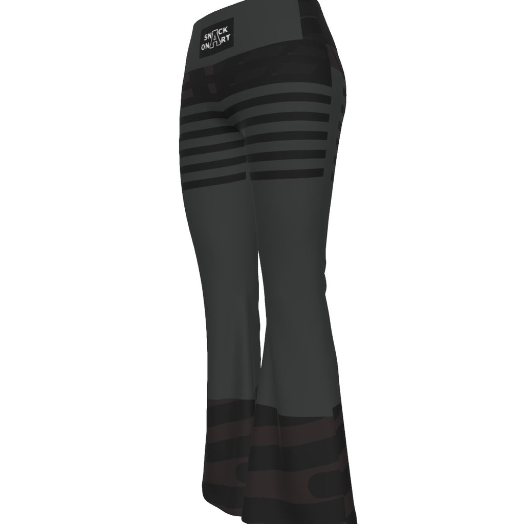 Snackonart Art Series Flare Yoga Pants — No. 405