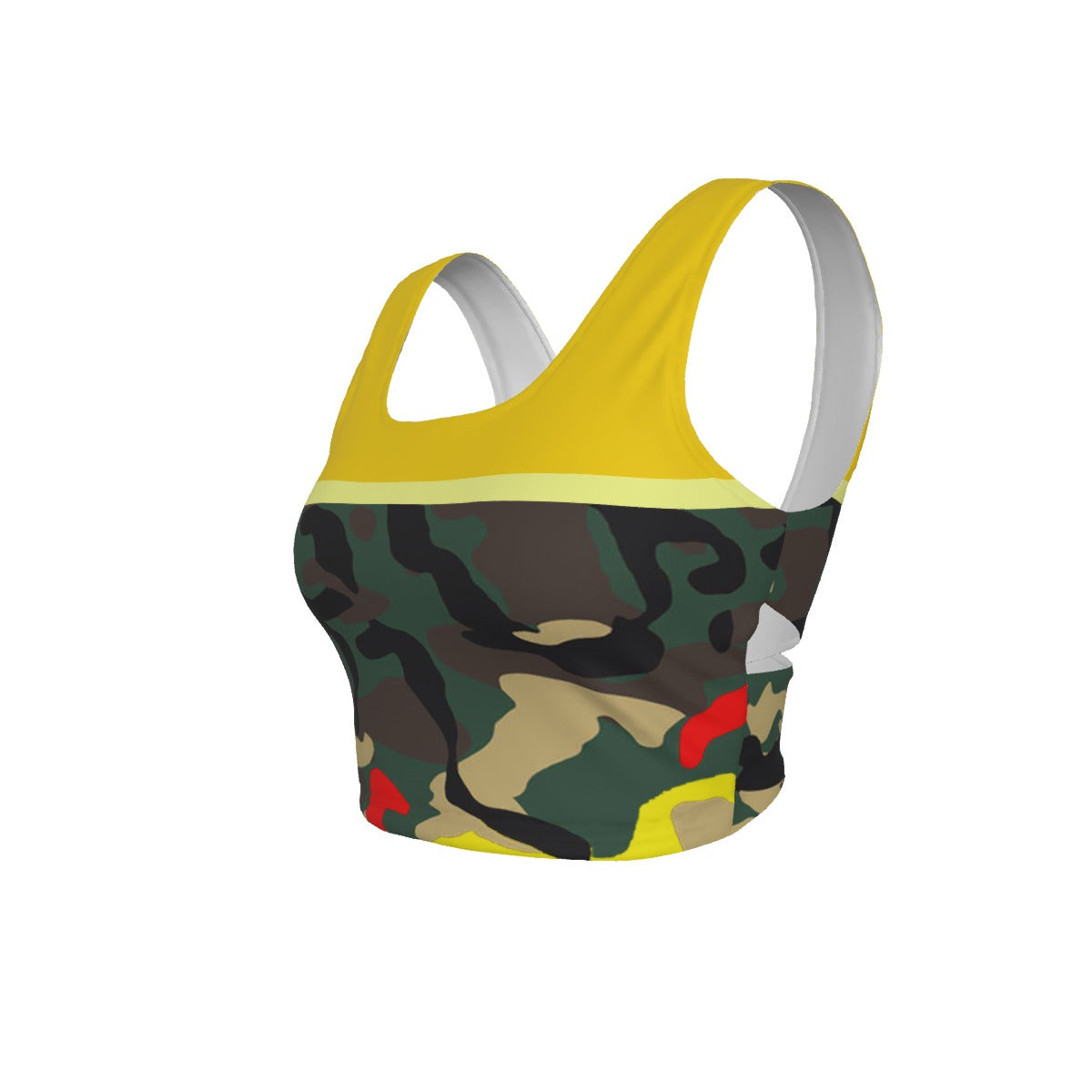 Snackonart Art Series Back Cross Sports Bra — No. 307