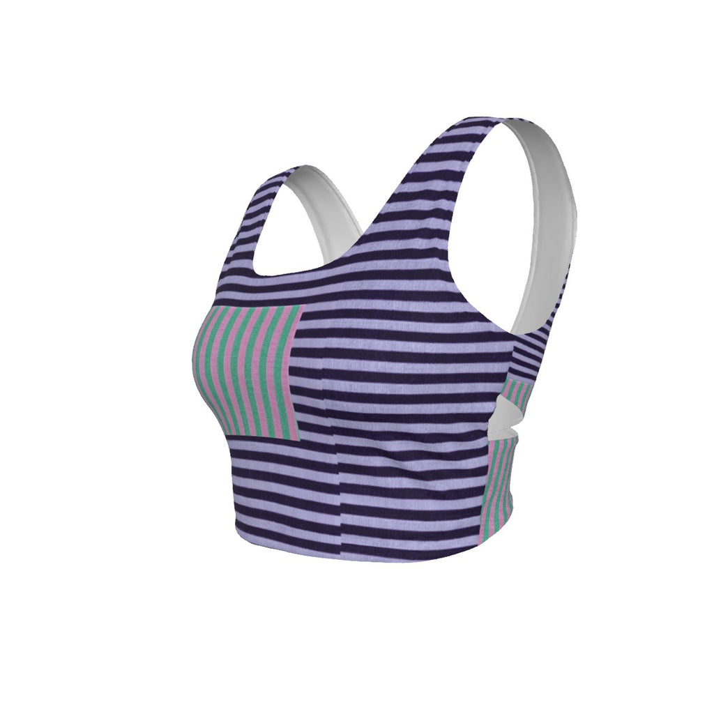 sn  ckon  rt. Back Cross Sports Bra — No. 314