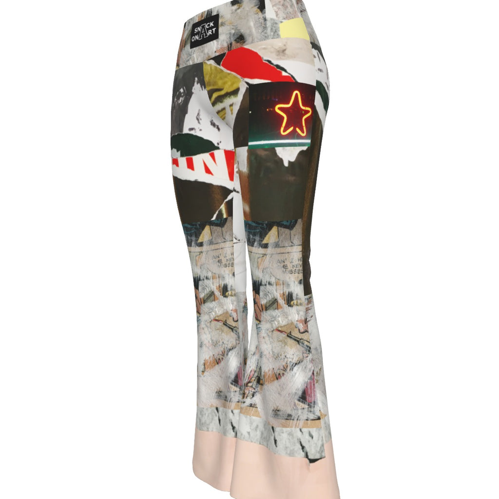 Snackonart Women's Flare Yoga Pants — No. 402