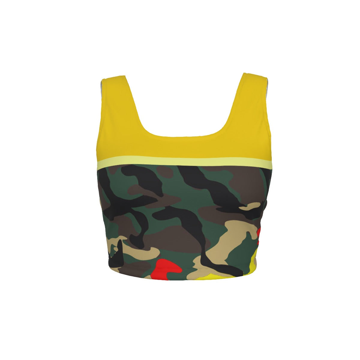 Snackonart Art Series Back Cross Sports Bra — No. 307