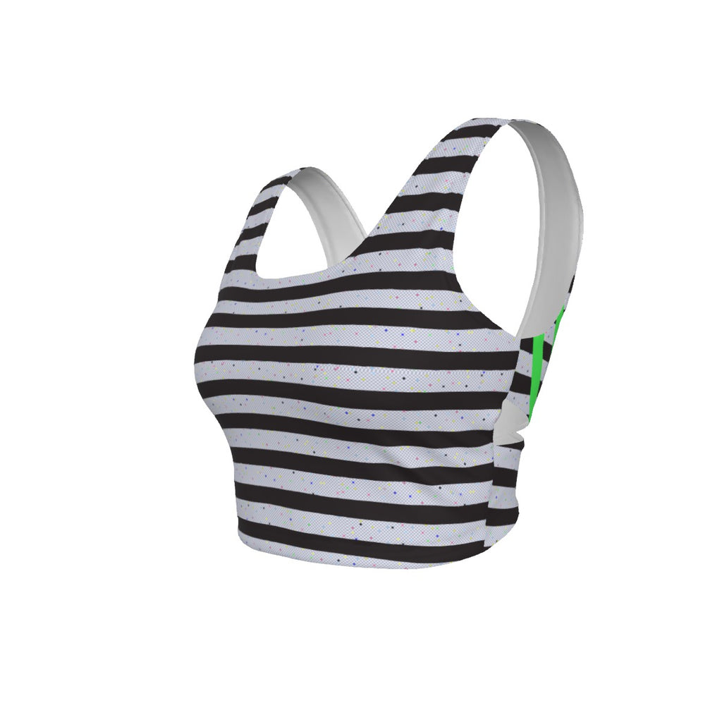 Snackonart Art Series Back Cross Sports Bra — No. 306