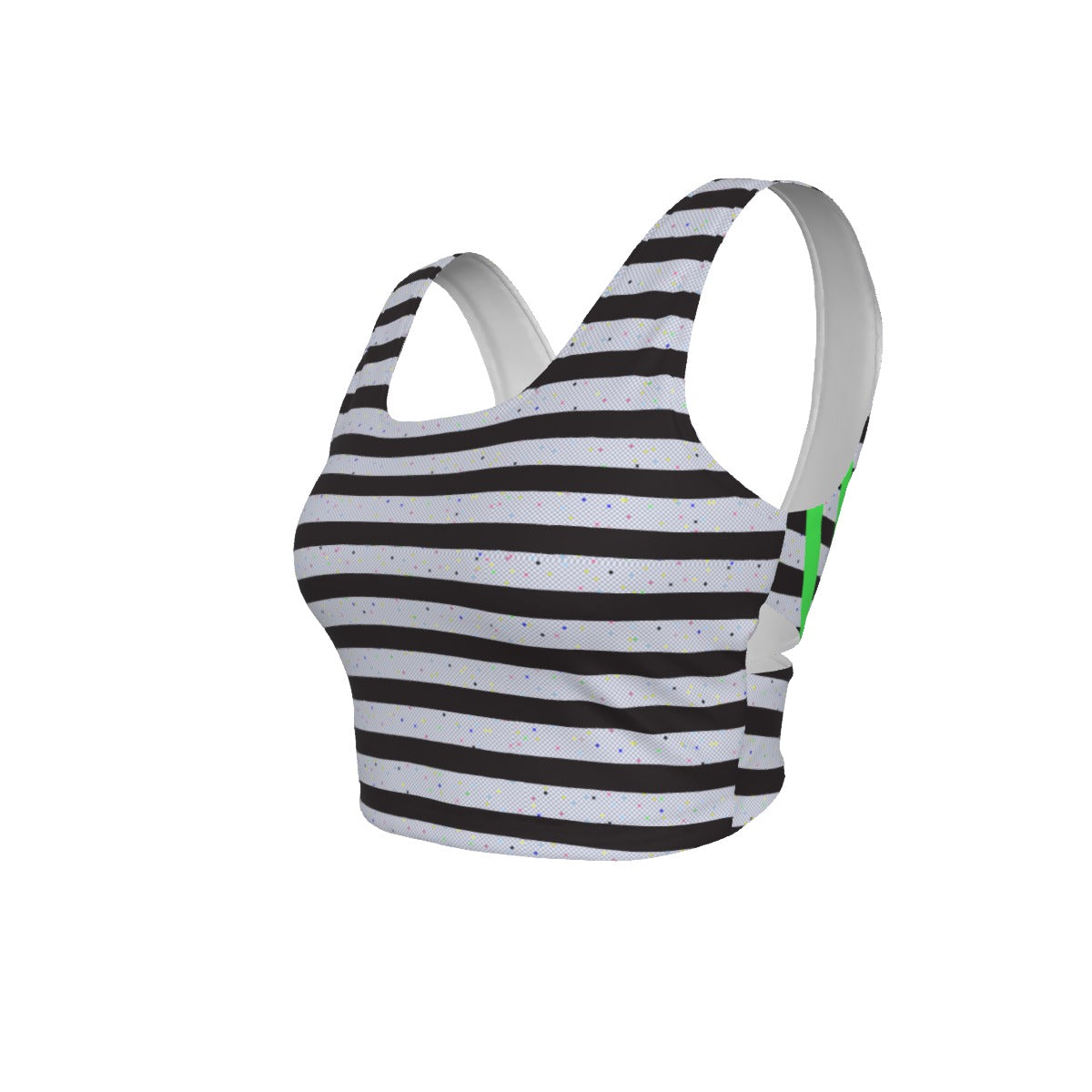 Snackonart Art Series Back Cross Sports Bra — No. 306