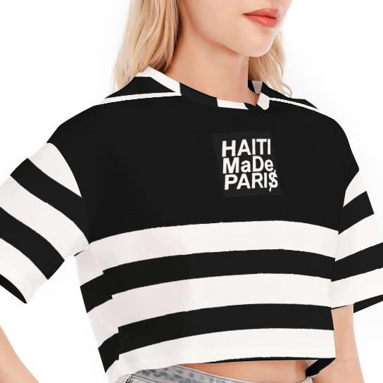 Haiti MaDe Pari$ — Women's Cropped Tee | 190GSM Cotton