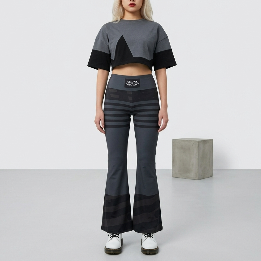 Snackonart Art Series Flare Yoga Pants — No. 405