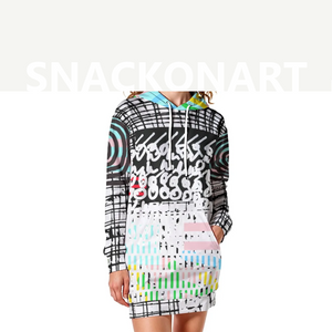 Stylish Women's Heavy Fleece Long Hoodie | SnackOnArt