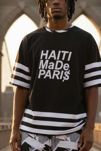 Haiti MaDe Pari$ — Men's Oversized Tee | 230GSM Cotton
